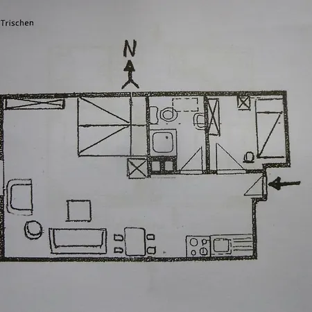 Appartement Ferienwohnung Trischen *
